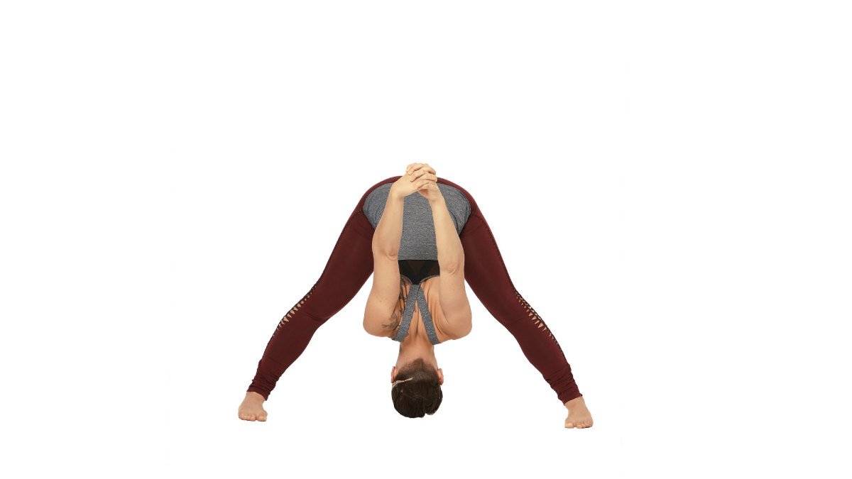 wide leg forward bend - Romantic Yoga Pоѕеѕ
