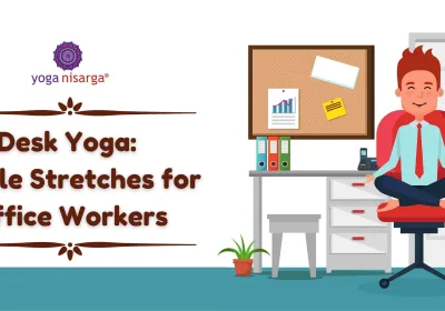 desk yoga- simple stretches for office workers